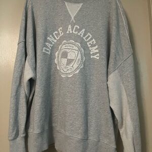 Aerie Gray Dance Academy Sweatshirt